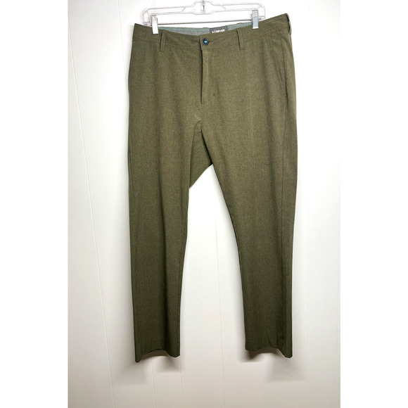 Linksoul Golf Pants Size 34R Straight Leg Green Stretch Lightweight Performance - Picture 1 of 11